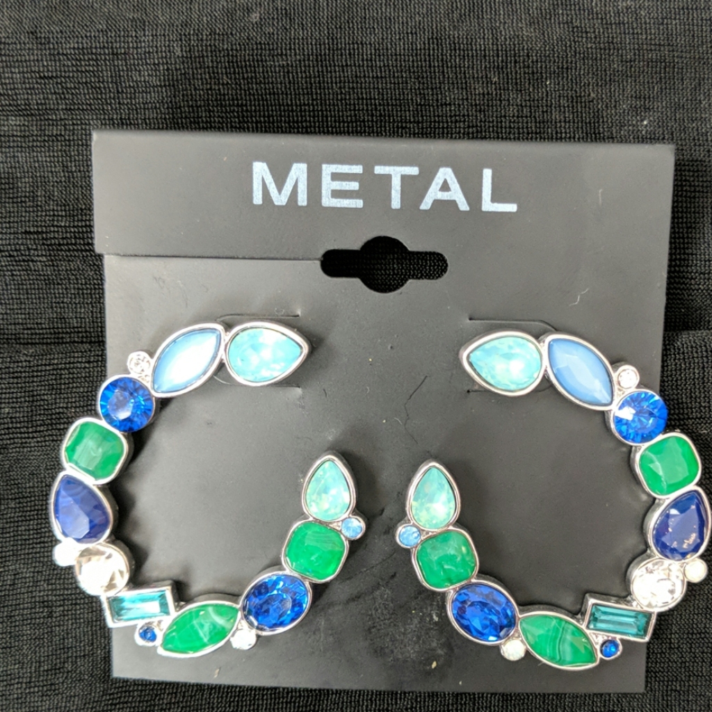 Metal Pierced Earrings